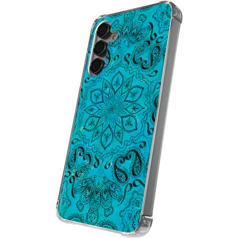 Blue Zen Ginseng Galaxy S24 Plus Clear Case